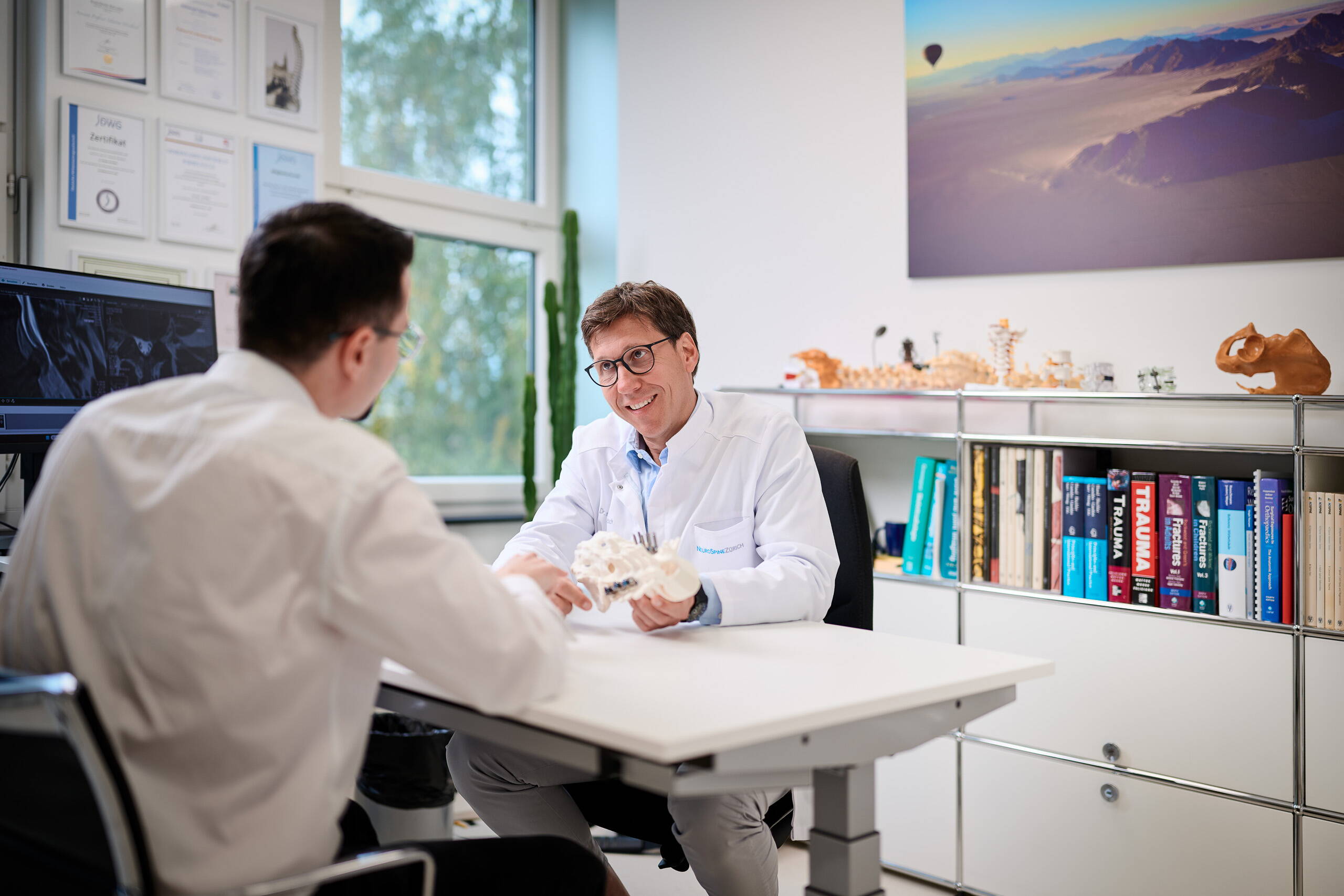 NeuroSpineZürich - Blick in die Räumlichkeiten NeuroSpineZürich - Blick in die Räumlichkeiten